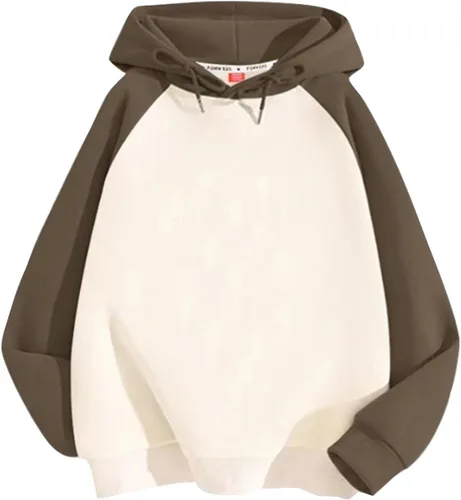 Vista 3 de Sudadera con capucha Sudadera de muy buen gusto Niños Niñas Niños pequeños Color Patchwork Sudadera con capucha