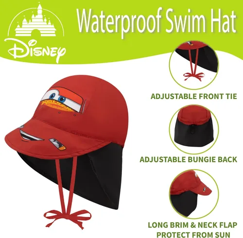 Vista 4 de Disney Sombrero de natación para niños pequeños sombrero de sol para niños sombrero de verano con favoritos sombrero de sol para bebé