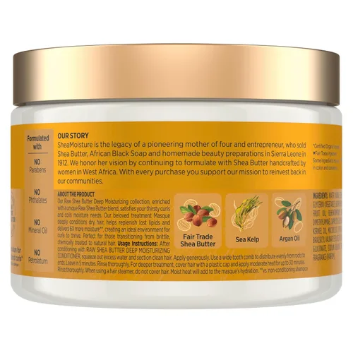 Vista 2 de SheaMoisture - Mascarilla hidratante profunda de manteca de karité