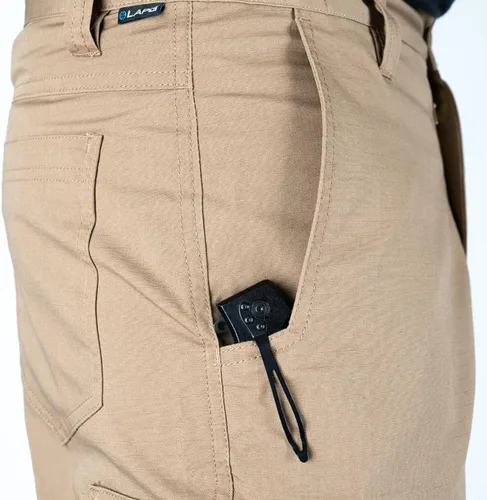 Vista 5 de LAPG Pantalones Tácticos Core Cargo para Hombres, Cintura Elástica, Ligeros y Duraderos Ripstop CCW Pantalones Cargo para Hombres