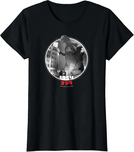 Vista 38 de Godzilla 1954 Icons of Toho - Camiseta pequeña Negro