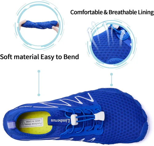 Vista 4 de Limberun Womens Mens Water Shoes Swim Beach Shoes