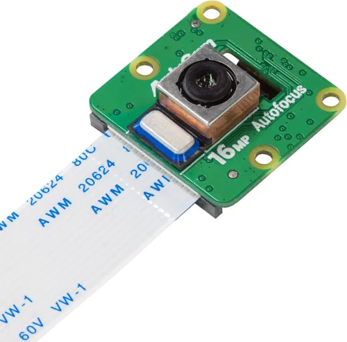 Vista 9 de Arducam Módulo de cámara de enfoque automático de 16MP para Raspberry Pi con carcasa ABS, IMX519 Cámara de enfoque automático de alta resolución