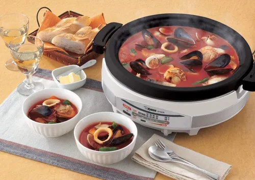 Vista 4 de Zojirushi EP-RAC50 Gourmet d'Expert - Sartén eléctrica de 1350 vatios