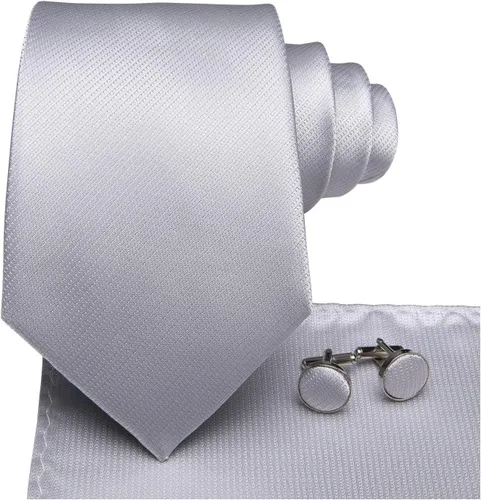 Vista 231 de Hi-Tie Corbatas de seda para hombre, diseño de cachemira a rayas, con bolsillo, gemelos cuadrados, conjunto formal de negocios