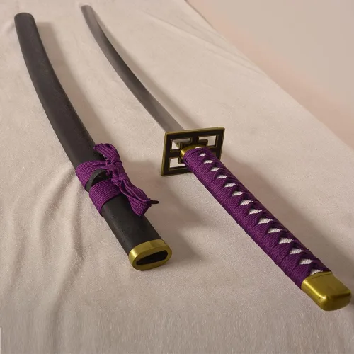 Vista 3 de 40.9" Metal Carbon Steel Anime Katana Kuchiki Byakuya's Senbonzakura Samurai Sword for Cosplay, Collection