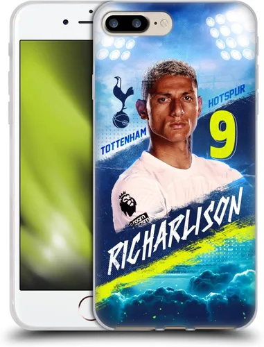 Vista 46 de Head Case Designs Officially Licensed Tottenham Hotspur F.C. Cristian Romero 2023/24 First Team Gel Case [Military Grade] Compatible with Apple