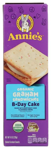 Vista 7 de Annie's Organic Graham Sandwich Cookies, S'mores, 12 unidades, 8 onzas