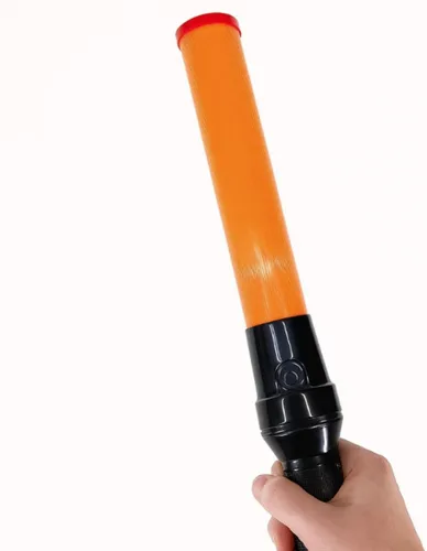 Vista 4 de Barra de luz de señal de mano de 16 pulgadas Multifunción con soporte de trípode Esencial para control de tráfico y eventos al aire libre