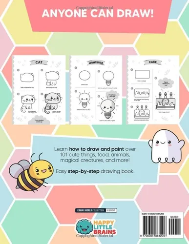 Vista 2 de How to Draw Kawaii 101 Super Cute Things to Draw with Fun and Easy Step-by-Step Lessons (Kawaii World)