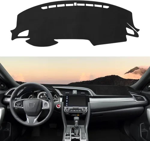 Vista 58 de Tapete de cubierta de salpicadero personalizado para Mazda3 Hatchback, Sedan 2019-2024 2025 2026 (sin HUD), protector antideslizante