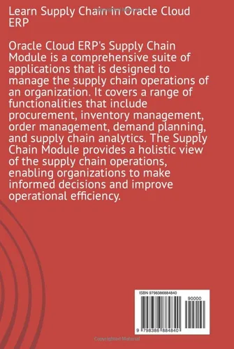 Vista 2 de Learn Supply Chain in Oracle Cloud ERP