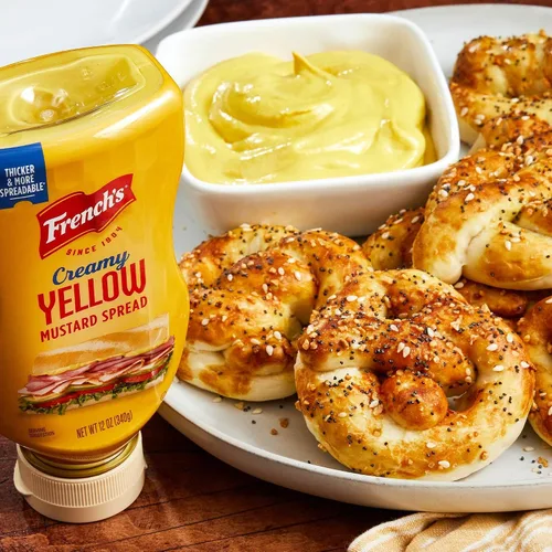 Vista 3 de French's Crema de mostaza amarilla para untar, 12 onzas (paquete de 8)