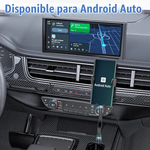 Vista 3 de Rixmie Cable corto USB-A a USB-C de 5.5 pulgadas, cable Android Auto para automóvil, carga rápida y sincronización de datos, ideal para automóvil