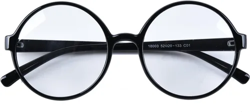 Vista 2 de Anteojos con marco redondo retro y lente transparente de moda, de 2 pulgadas, de Agstum