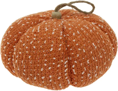 Vista 4 de Boston International Decoración de mesa de calabaza de tela para otoño, otoño, Halloween, 10 x 8.5 pulgadas, espeluznante cuadros naranja