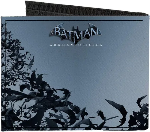 Vista 2 de Buckle-Down - Cartera de lona con hebilla para hombre diseño de Batman Arkham Origins 40 x 35 US
