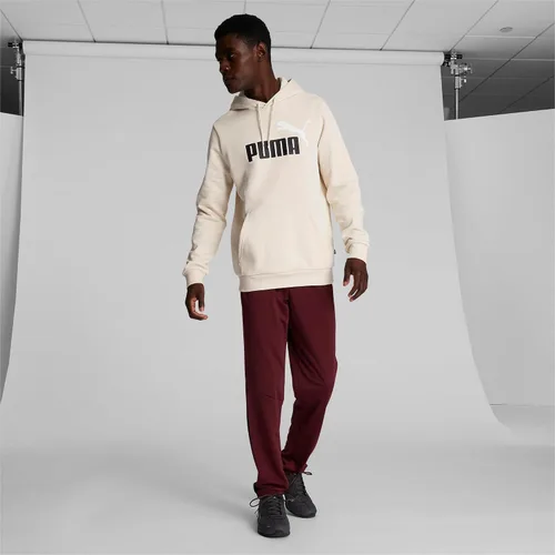 Vista 4 de PUMA Sudadera con capucha de forro polar con logotipo grande para hombre