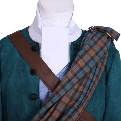 Vista 6 de Disfraz de Jamie Fraser para hombre de Escocia Highlander