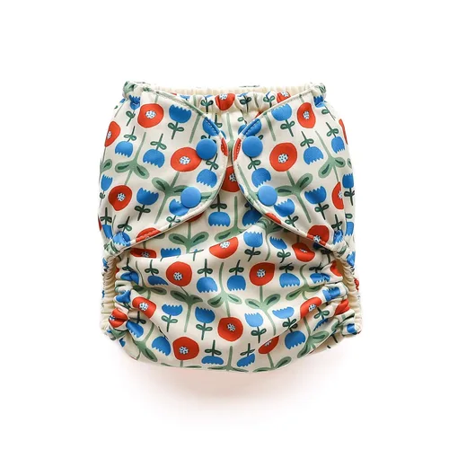 Vista 10 de Esembly Funda para pañales de tela – Pañal de natación reutilizable, impermeable, transpirable, capa exterior ajustable sobre interior absorbente