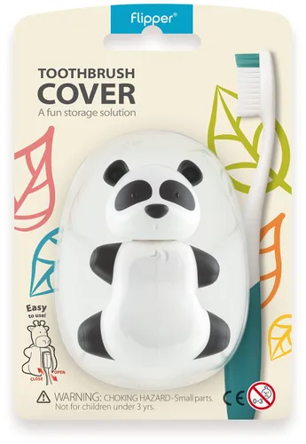 Vista 3 de Soporte de cepillos de dientes Flipper Animal World, Panda