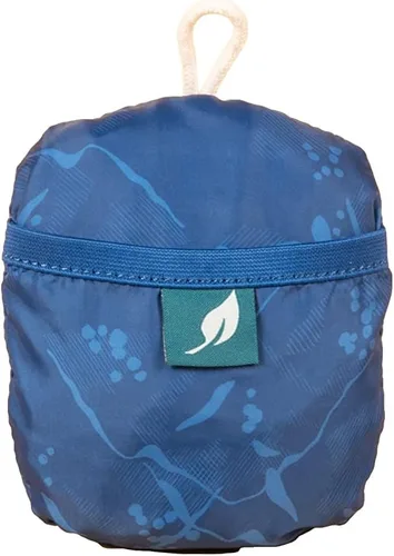 Vista 4 de HAIKU Bloom Packable, bolsa de viaje para compras/bolsa de comestibles reutilizable hecha de productos respetuosos del medio ambiente