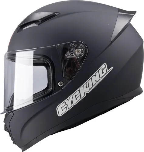 Vista 12 de Casco de motocicleta de cara completa, aprobado por DOT, casco de bicicleta de calle para adultos, hombres y mujeres, carcasa de ABS con visera