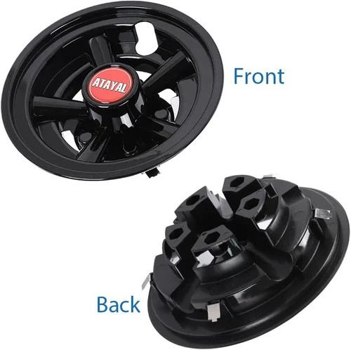 Vista 2 de CHEDA Fundas para ruedas de carrito de golf, tapas de cubo compatibles con Yamaha Club Car E-Z-GO Car 8 pulgadas