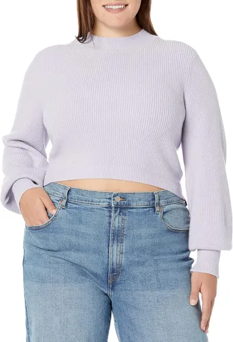 Vista 4 de The Drop Suéter Leonel con cuello alto y espalda abierta para mujer