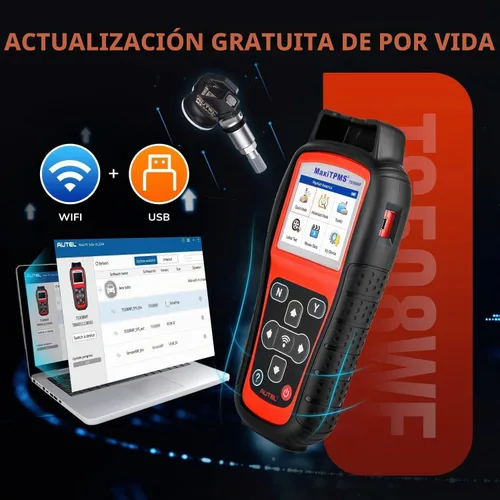 Vista 9 de Autel MaxiTPMS TS508WF KIT, TPMS Programming Relearn Tool, Lifetime Update 2026 WiFi Ver. of TS508 TS501 PRO TS408S, Activation Reset All Sensors