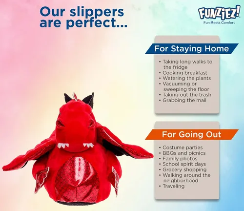 Vista 5 de Fuzzy Lobster Slippers for Women & Men, Pig, Fish, Sloth Funny House Shoes for Indoor & Outdoor, Animal Duck, Cute Novelty