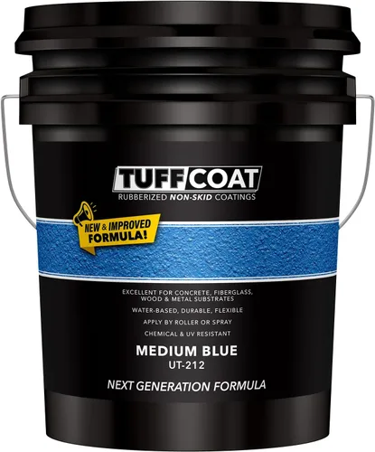 Vista 15 de TUFF Coat UT-100 revestimiento antiderrapante, 1 galón Blanco