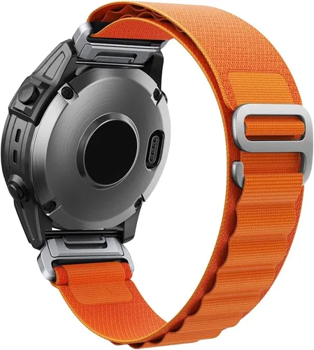 Vista 11 de Correa de reloj de nylon de ajuste rápido de 22 mm para Garmin Fenix 8/E/7/7 Pro/6/6 Pro/5/5 Plus(47mm), Epix Pro Gen 2 47mm, Forerunner