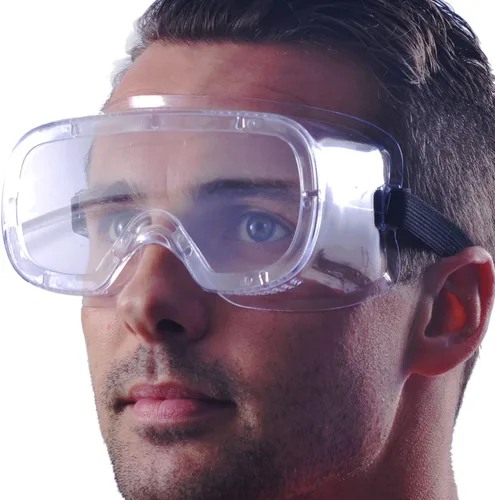Vista 2 de Tarvol Gafas protectoras de seguridad (resistencia industrial resistente), diseño transparente y antivaho - Alta resistencia a los impactos