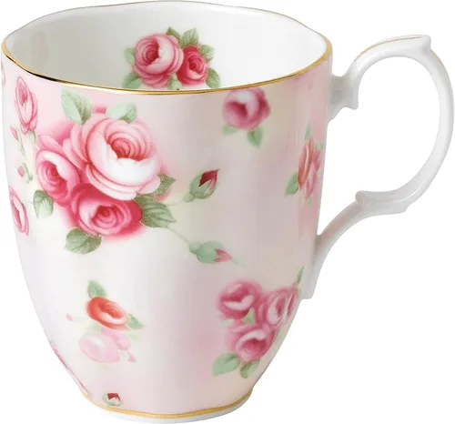 Vista 15 de Royal Albert 100 años 1990 - Juego de 3 piezas (taza de té, platillo y plato de 8")