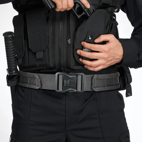 Vista 3 de Cinturón Battle Molle de grado militar, hebilla de liberación rápida de 2.0 pulgadas, cinturón táctico de aplicación de la ley Military Grade