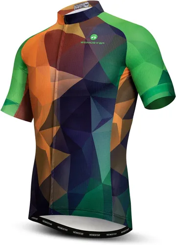 Vista 15 de Hotlion Verano Ciclismo Jersey Hombres Mountain Bike Jersey Secado rápido Bicicleta Camisa Manga Corta Ciclismo Ropa
