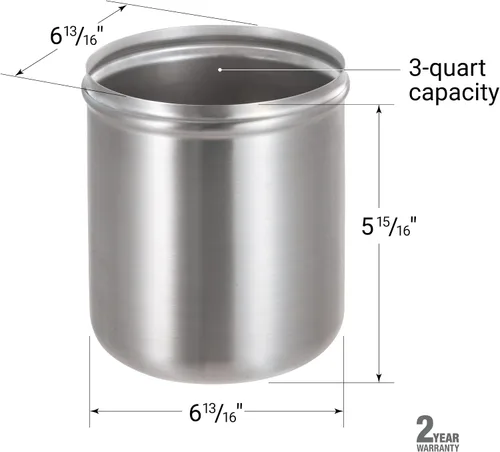 Vista 4 de Server Productos Recipiente de 3 cuartos para condimentos Salsas o aderezos calentados, Acero inoxidable, Modelo 94009, Productos compatibles