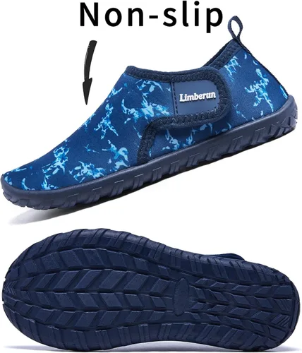 Vista 4 de Limberun Zapatos de agua para niños pequeños, zapatos para piscina y playa Hdk3302-dinosaurio