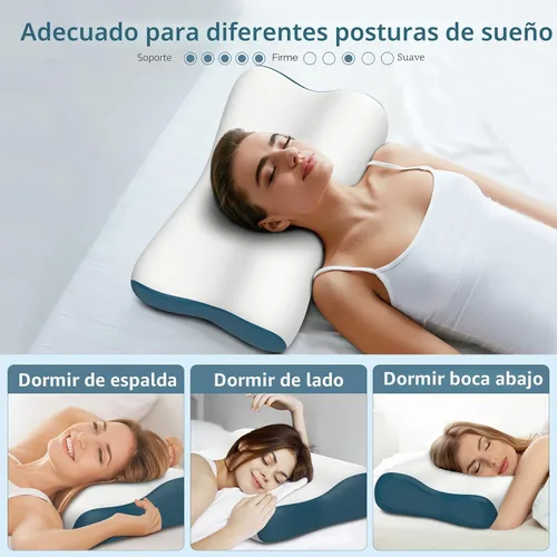 Vista 6 de Almohada cervical para el cuello - Almohadas de espuma viscoelástica