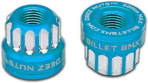 Vista 10 de BILLET BMX™ Deez Nuts™ Tuercas de eje de bicicleta de 12 puntos 3/8"-26 tpi (paquete de 2)