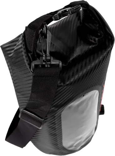 Vista 7 de YakAttack Bolsa de secado enrollable de 5L con válvula de aire, carbono negro, bolsa seca marina impermeable para kayak, canotaje y paddleboarding