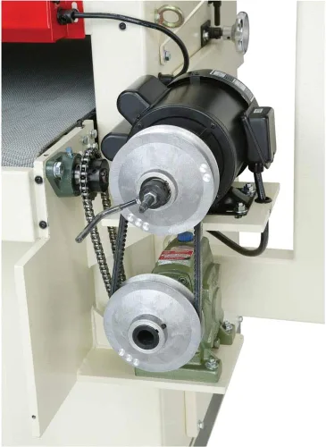 Vista 4 de SHOP FOX Lijadora de tambor W1772 de 10 HP de 37 pulgadas
