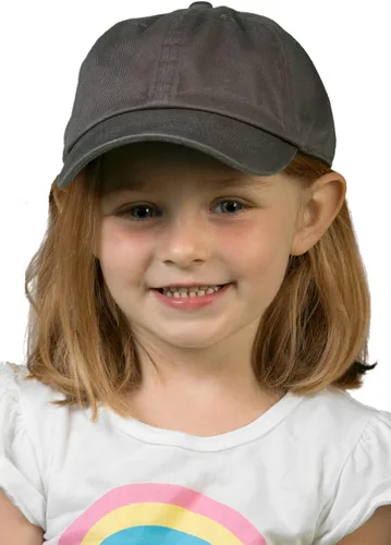 Vista 3 de Funky Junque Gorra de béisbol de algodón lavado de perfil bajo para niños