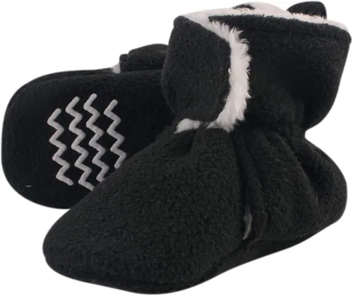 Vista 13 de Hudson Baby Botines unisex de forro polar y sherpa sintético para bebé Oso