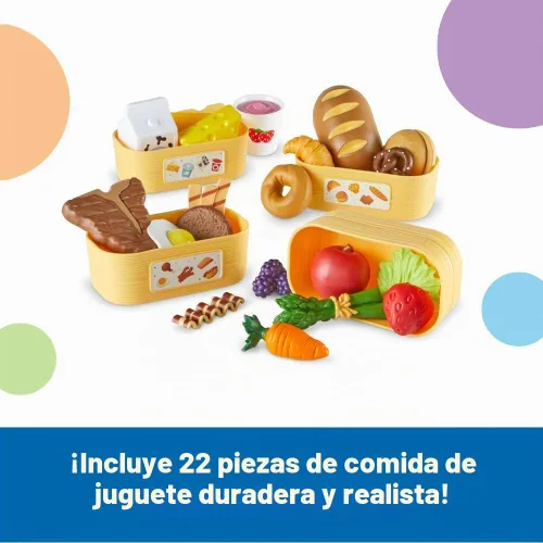 Vista 3 de Learning Resources Nuevos brotes Pick 'n' Ordenar grupos de alimentos