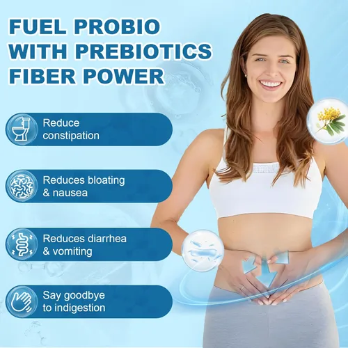 Vista 4 de Probióticos para mujeres y hombres para la salud digestiva con 100 mil millones de UFC, probióticos para mujeres y hombres para la salud intestinal