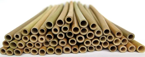 Vista 2 de IA Crafts Palitos de bambú, 60 palitos de bambú natural, 7.87 pies de largo x 0.28 a 0.32 pies de diámetro, perfectos para manualidades, fabricación