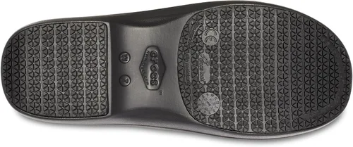 Vista 7 de Crocs Zuecos Neria Pro II para mujer, zapatos de trabajo antideslizantes, Negro