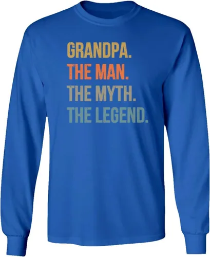 Vista 5 de Grandpa Man Myth Legend - Camiseta unisex de manga larga